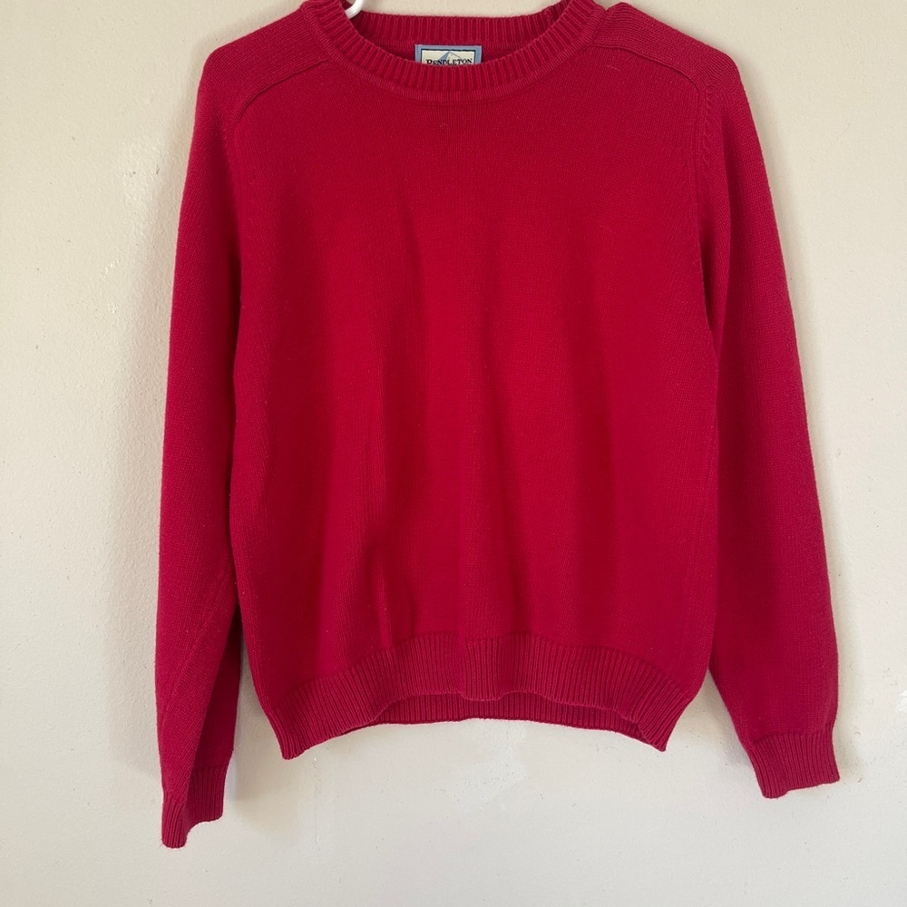 Pendleton Originals Women's Red knit Sweater size medium #patriotic 90s nautical